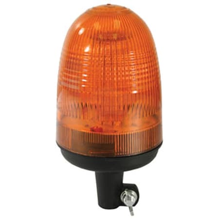 Aftermarket Beacon, 80 LED, AMBER, Pipe Type Flexible Rubber Base A-BLA9810-AI